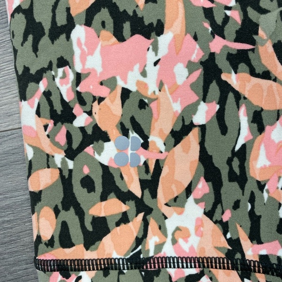 Sweaty Betty Power Pocket 7/8 Leggings Pink Green Floral Print 2XL XXL - Picture 5 of 12
